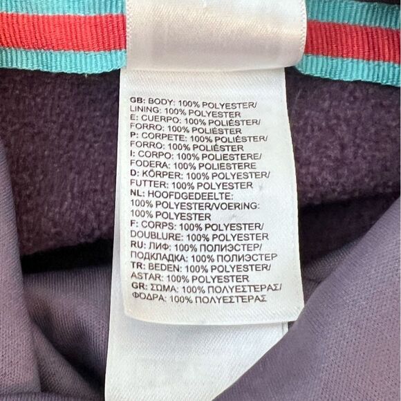 The North Face Women’s Purple High Scuba Neck Hoodie Sweatshirt - Picture 4 of 5